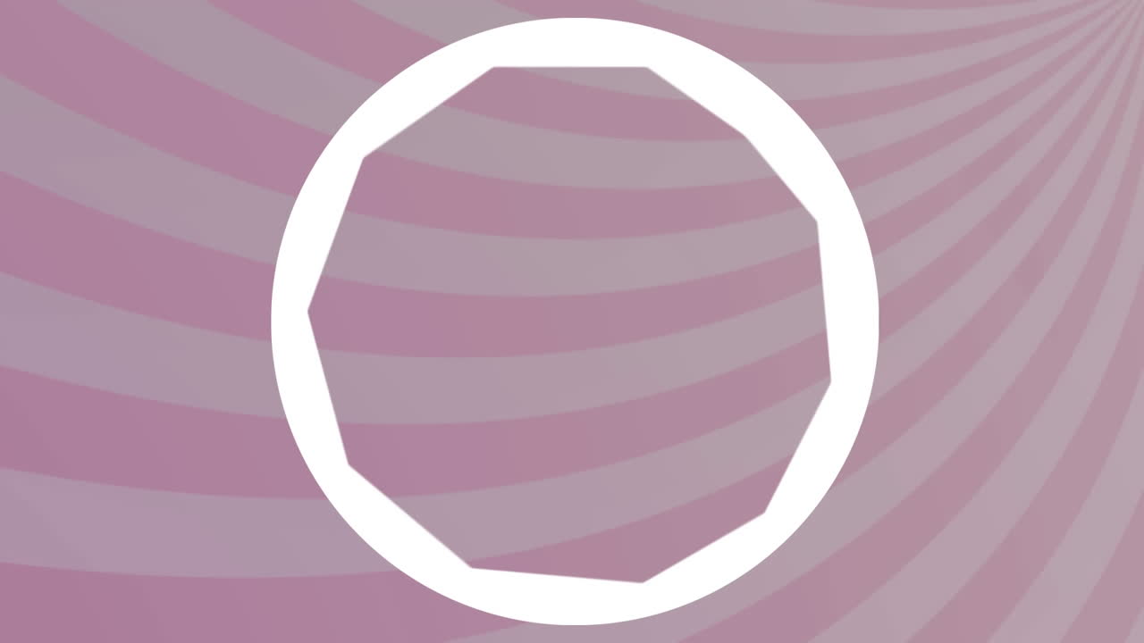 animación de círculos blancos sobre una espiral gris