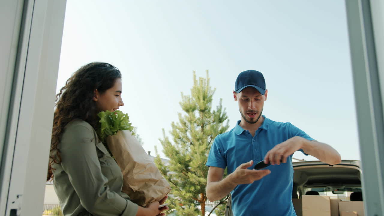 entrega de comestibles en el hogar