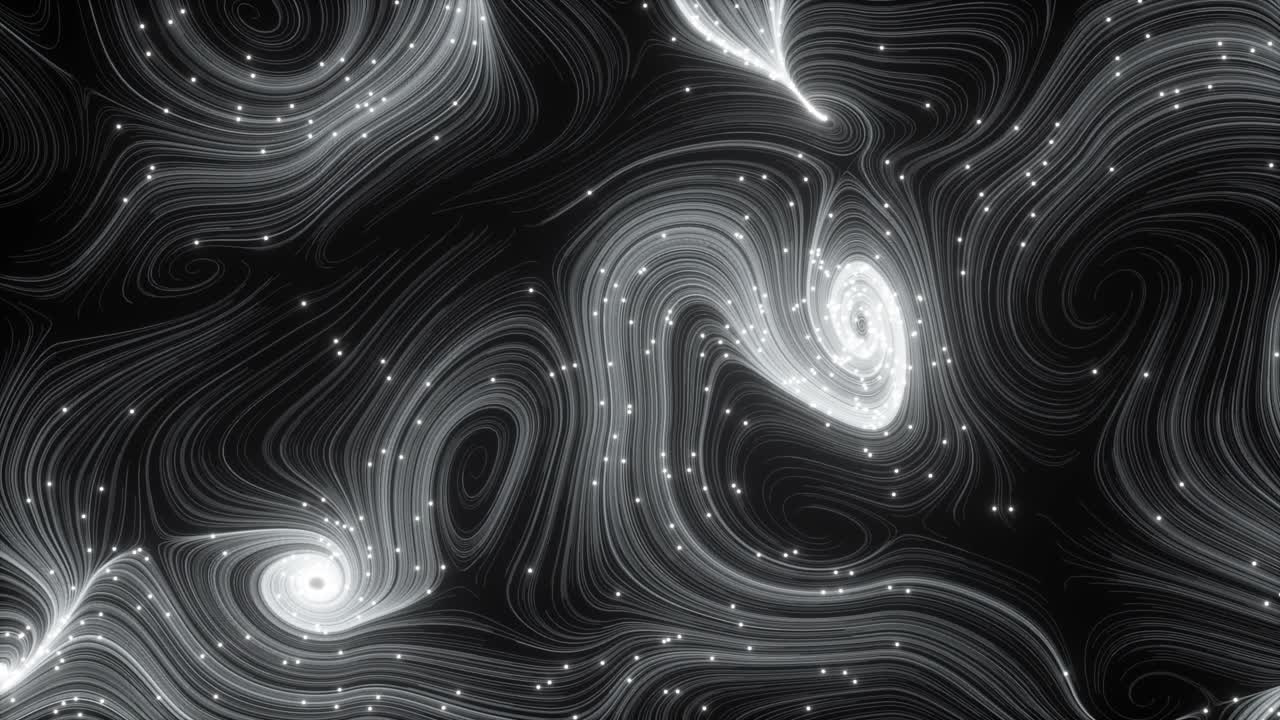 Sømløs loop abstrakt baggrund af topografisk kortkoncept. Konturkort. 3D-render. Dale og bjerge. Geografikoncept. Bølget baggrund. Rumoverflade. Magisk neonlys buet hvirvellinje