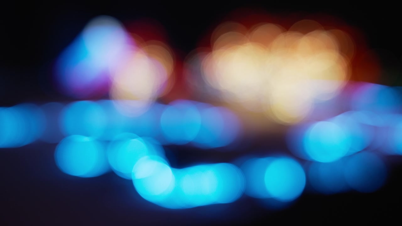 Oplyst farverig bokeh-baggrund