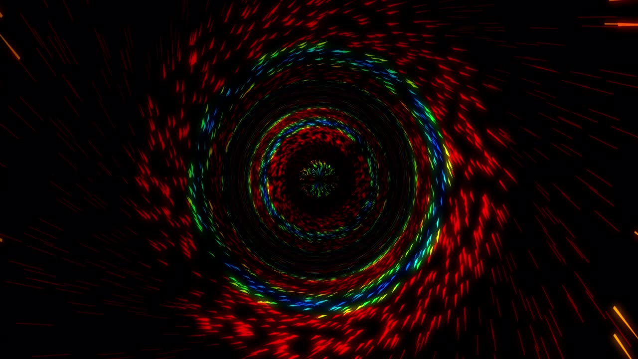 Trippy Swirling Particles
