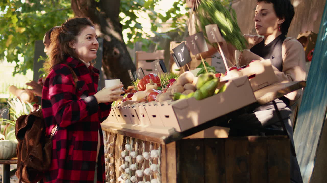 People Shopping for Fresh Produce at Outdoor Market