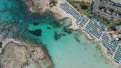 top view of the nissi beach