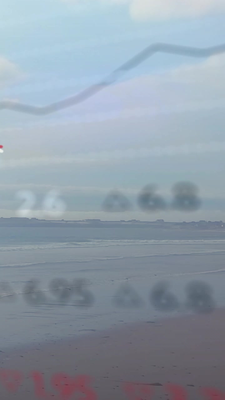 Vertikal video: Trykk i hjørnet beveger seg inn, berører overlegg, brukergrensesnitt skifter og viser diagrammer over kystlinjen