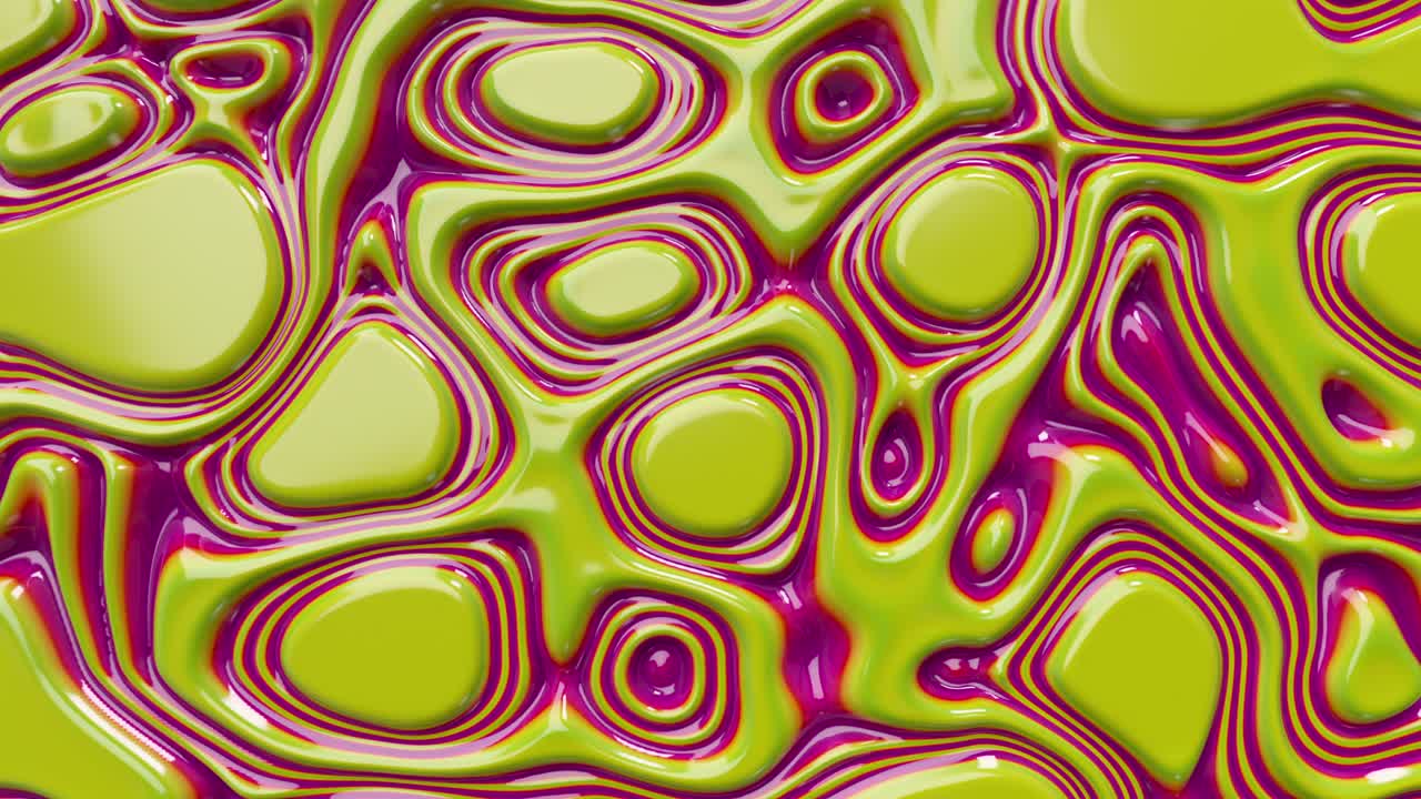 Abstract Liquid Marble Pattern