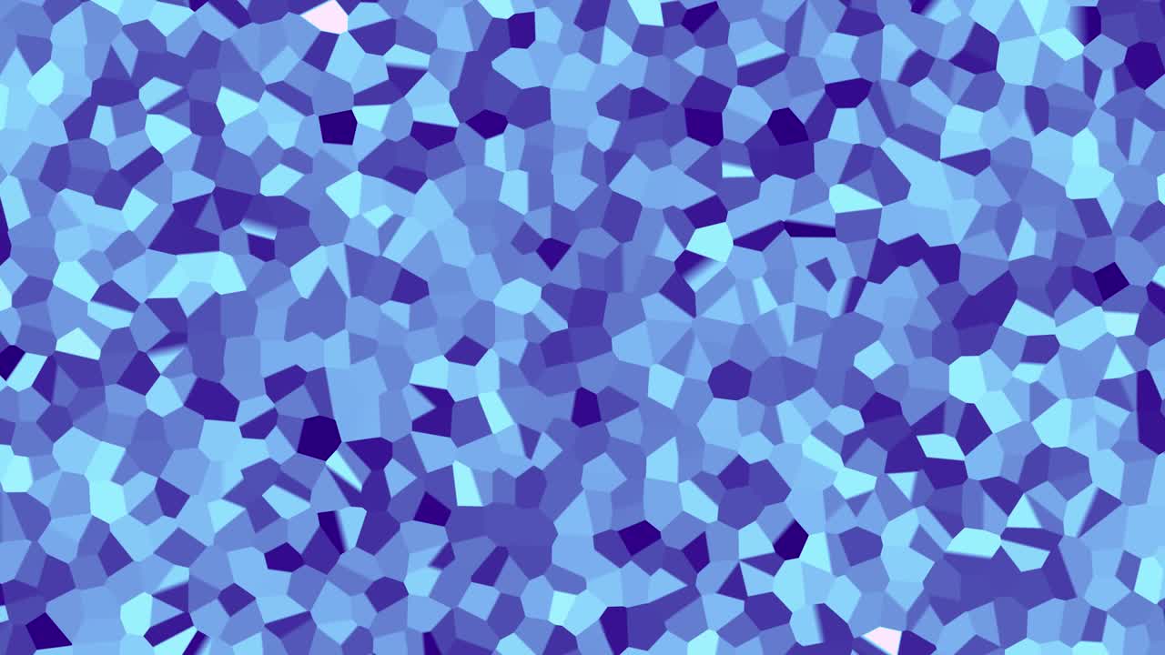 fondo de patrón de mosaico animado, diseño de movimiento abstracto azul