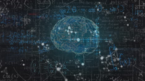 animación de ecuaciones matemáticas y procesamiento de datos en el cerebro humano