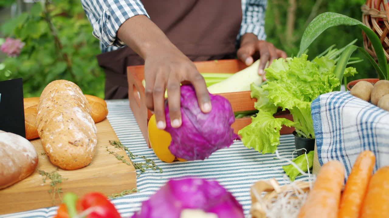 Fresh Produce at a Farmer's Market