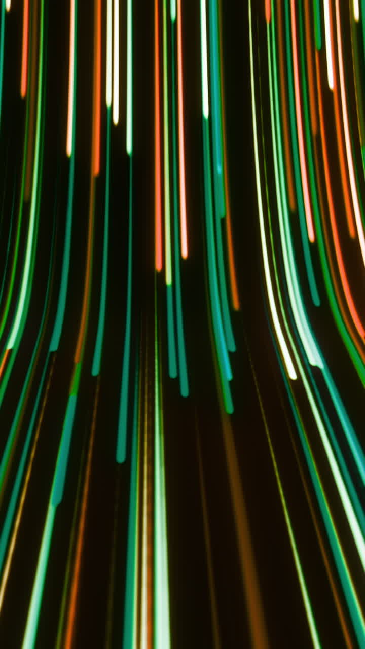 Abstract Colorful Light Lines