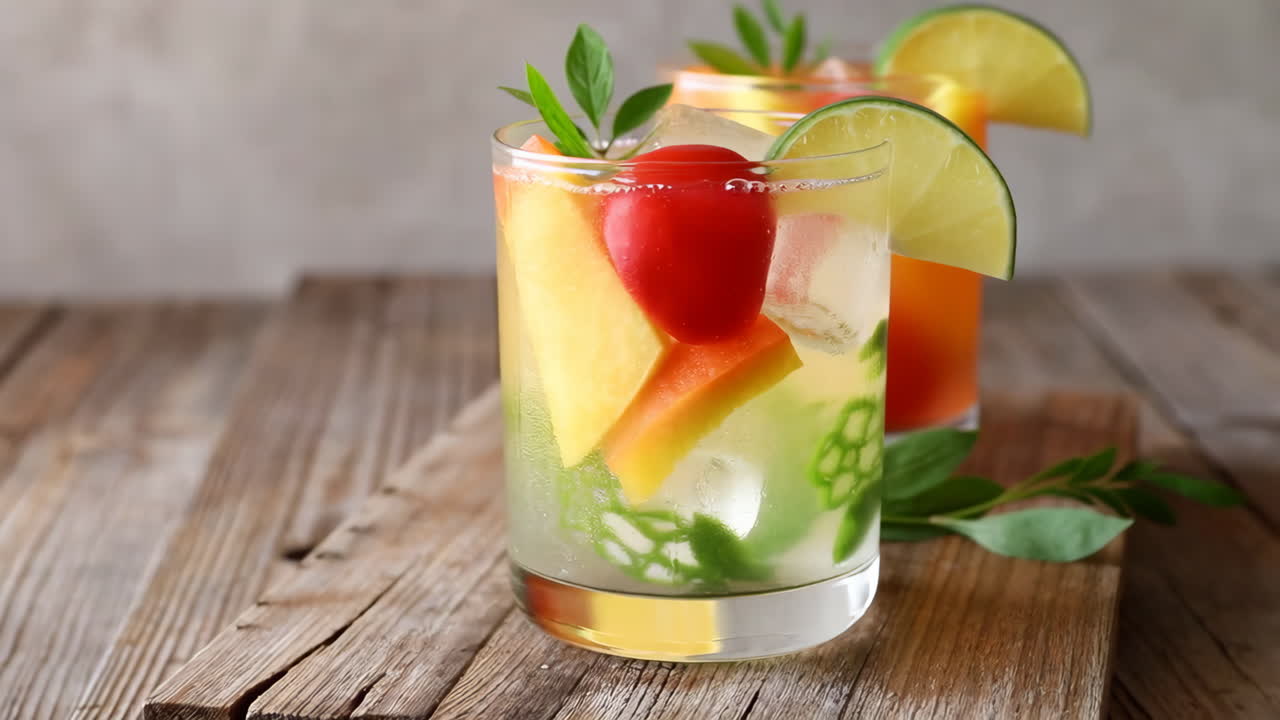 Forfriskende frugtcocktails