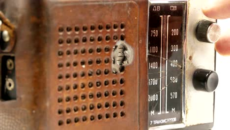 old soviet vintage radio receiver 4k