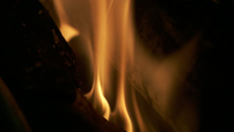 closeup of fire