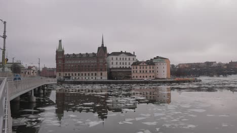 Historical-Architecture-Of-Norstedt-Building-In-Stockholm,-Sweden