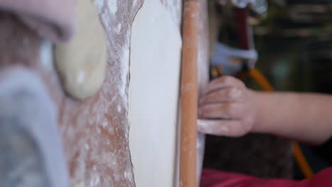 preparación de la masa para hornear