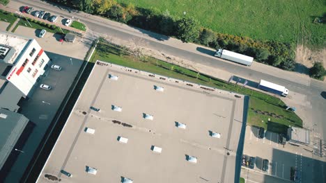 parque logístico con almacén