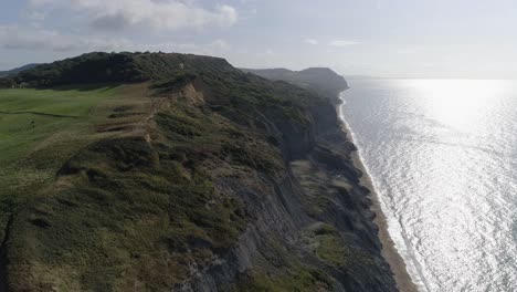 Antena-De-La-Costa-Jurásica-De-Charmouth-Mirando-Al-Este