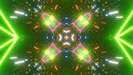 fondo de vídeo de caleidoscopio para vídeo en bucle vertical vj