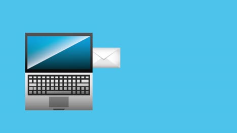 tecnología portátil digital de envío de correo electrónico