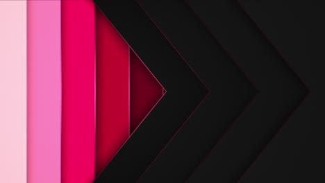 abstract geometric background with pink and red layers