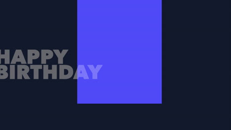 Moderne-Blau-Gestreifte-Happy-Birthday-Karte-Mit-Fetter-Typografie