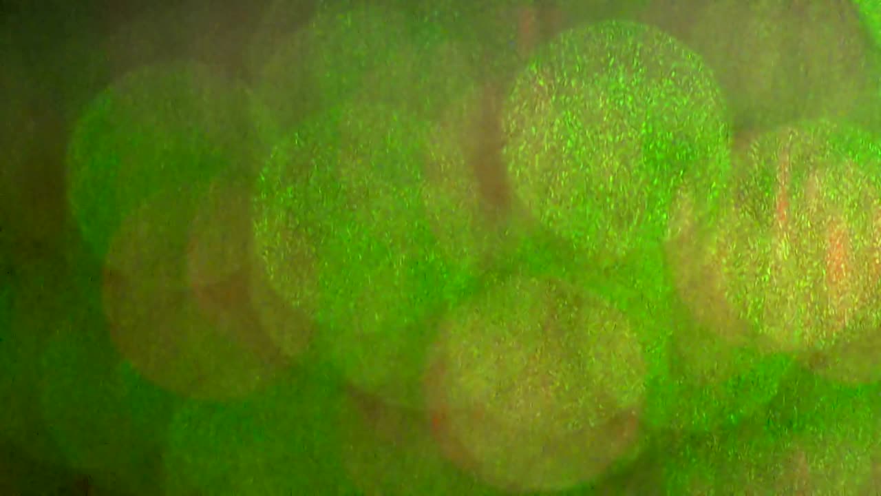 puntos móviles y luces en la oscuridad, efecto de ruido bucle de fondo