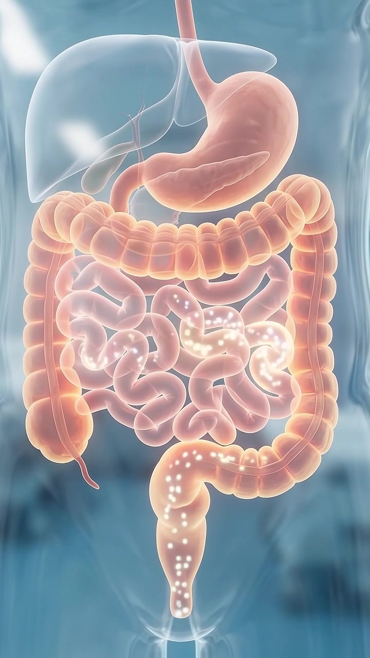 3D Medical Animation of Human Digestive System Function