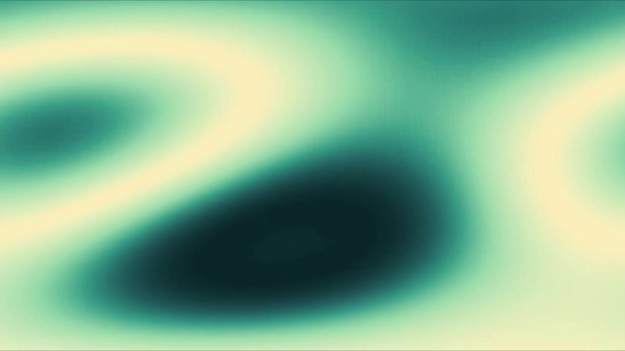 Abstract Motion Background with Soft Green and Dark Teal Fluid Shapes