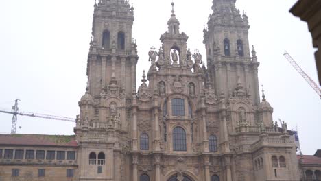 santiago de compostela cathedral in galicia, spain
