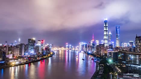 el lapso de tiempo de shanghai pudong