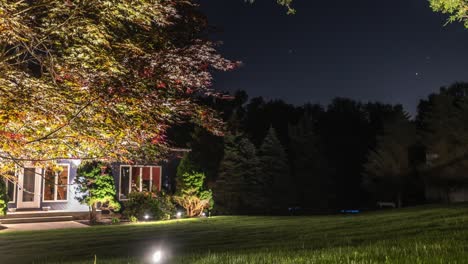 time lapse of a house in new jersy