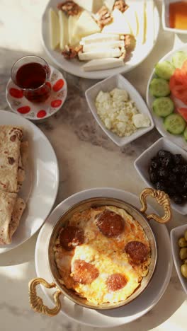 turkish breakfast buffet