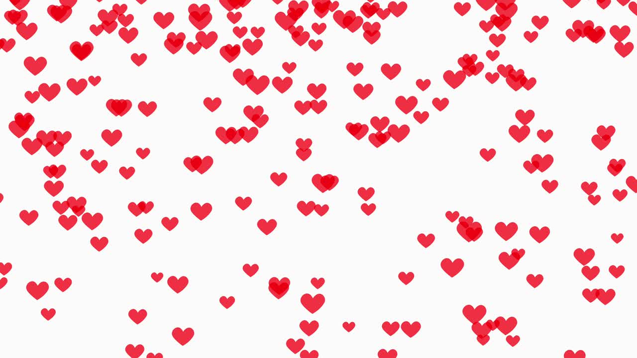 colorido hogar bokeh para el día de san valentín amor concepto de fondo rojo blanco borroso 4k