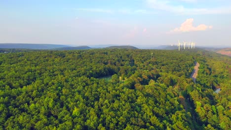 a small cemetery in the hills of pennsylvania