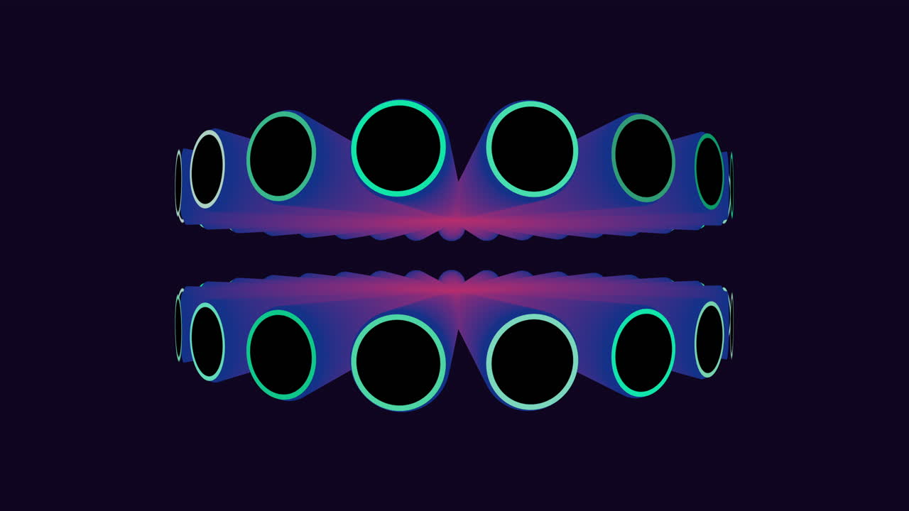 círculos armoniosos una imagen visualmente llamativa de equilibrio colorido