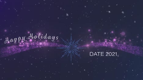 animation of christmas greetings text over fireworks on black background