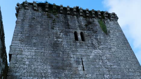 castle of monforte de rio livre in chaves, vila real, portugal