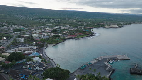 May-2024-Kailua-Kona,-Hawaii-Morning-Drone-Shot-May-2024---Clip-04