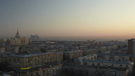dawn in the city