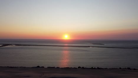 moving toward the sunset