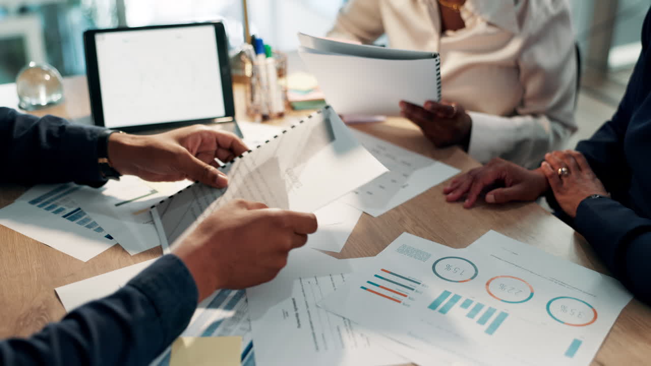 reunión del equipo de negocios