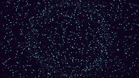 starry night scattered blue dots illuminate the black background