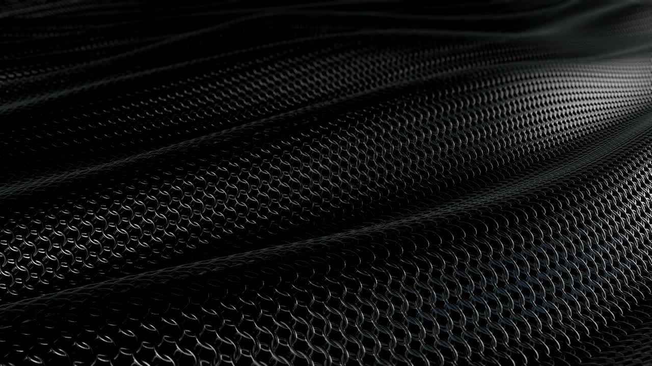 armatura a catena metallica scura anello di sfondo morbido