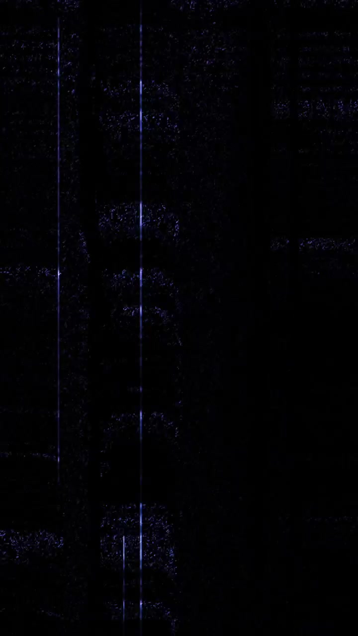 Dark Blue Digital Glitch and Static Noise Background