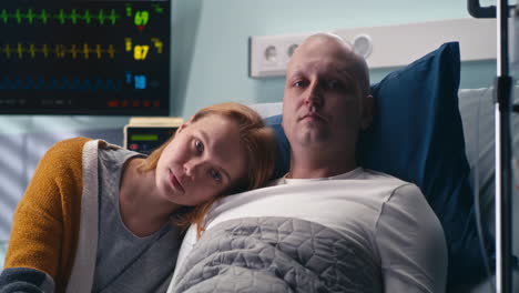 couple in hospital room