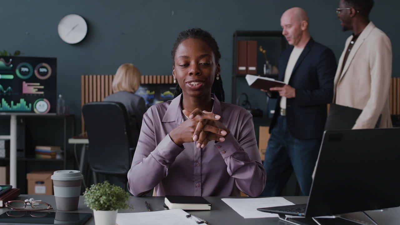 Business Woman in Office Setting