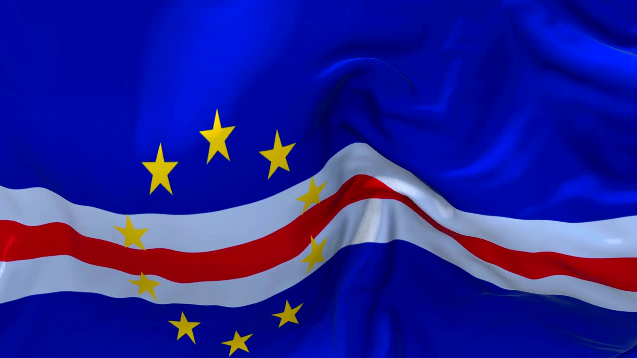 베르데 발은 바람 속도 느린 동작 애니메이션 4k 현실적인 직물 질감 발 부드럽게 바람 날 연속적인 원활한 루프 배경에 불어.