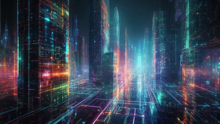 Neon Cyberpunk Cityscape