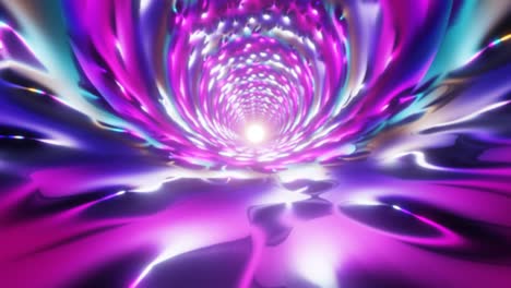 waving psychedelic hypnotic vj loop abstraction. 3d seamless animation for music stage transition, shows, retro, hitech