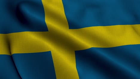 sweden satin flag