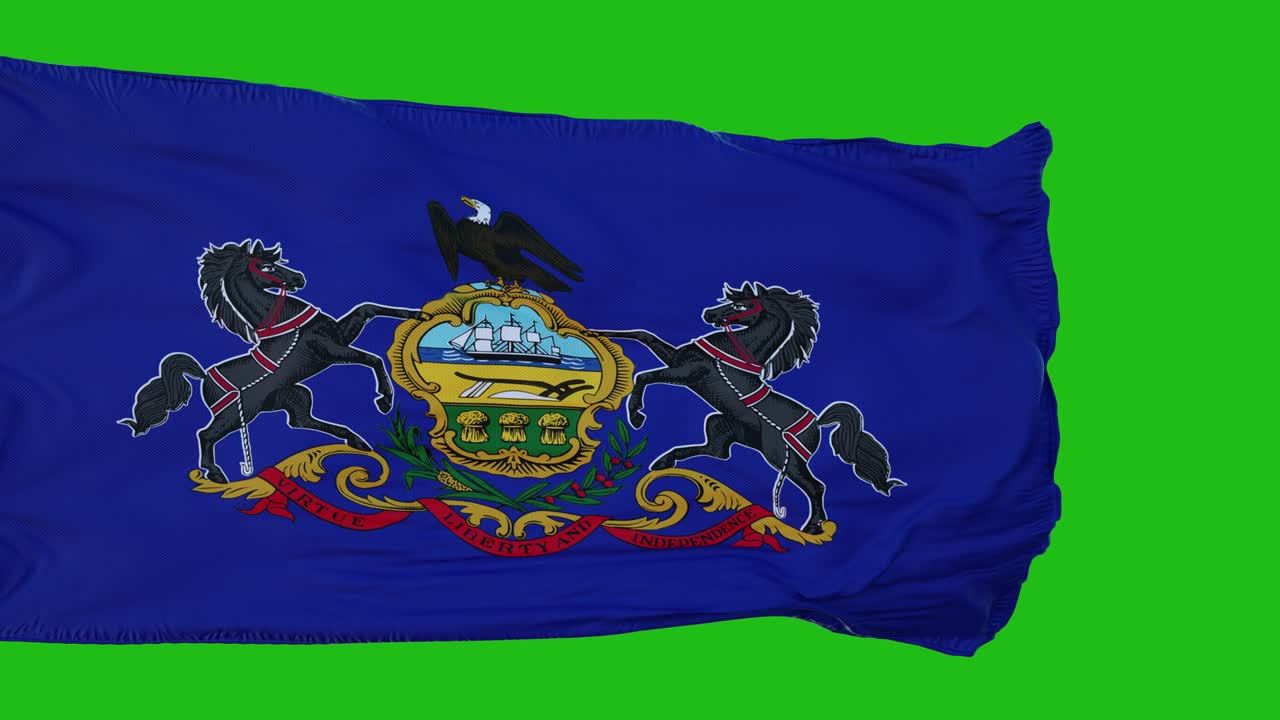 녹색 화면에 펜실베이니아의 발: 녹색 스크린을 사용하여 자신의 배경에 완벽한 3d 렌더링